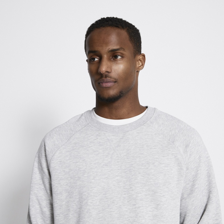 Basic sweatshirt "Roy" Grey Melange